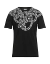 Marcelo Burlon County Of Milan Marcelo Burlon Man T-shirt Black Size S Cotton