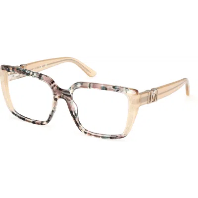 Marciano Bold Square Acetate Eyeglasses In Multi