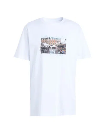 Marco Rambaldi Woman T-shirt White Size L Organic Cotton