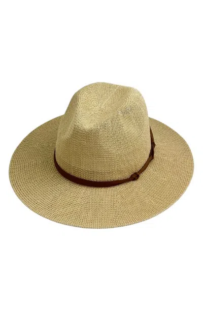 Marcus Adler Packable Panama Hat In Light Tan