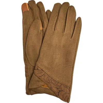 Marcus Adler Tech Gloves In Brown