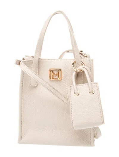 Pre-owned Marella Leather Crossbody Bag In Neutrals