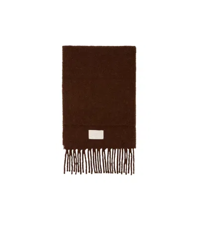Marella Tasseled Scarf In Brown