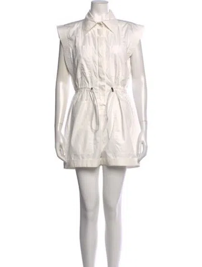 Pre-owned Maria Cher Romper In White
