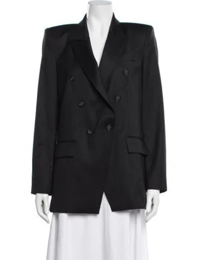 Pre-owned Maria Cher Wool Blazer In Black