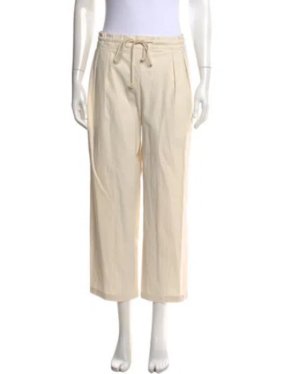 Pre-owned Maria Mcmanus Wide Leg Pants In Neutrals