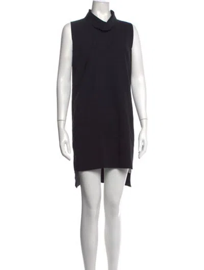 Pre-owned Maria Pinto Nylon Mini Dress In Black