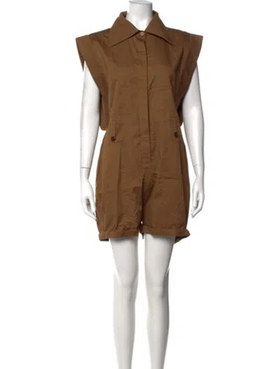 Pre-owned Mariacher. Romper In Brown