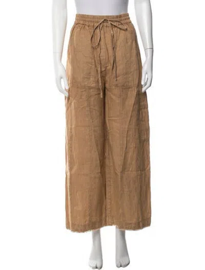 Pre-owned Mariacher. Wide Leg Pants In Neutrals