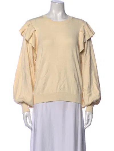 Pre-owned Marie Oliver Crew Neck Sweater In Neutrals
