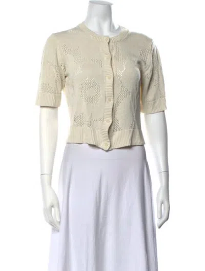 Pre-owned Marimekko Linen Patterned Sweater In Neutrals