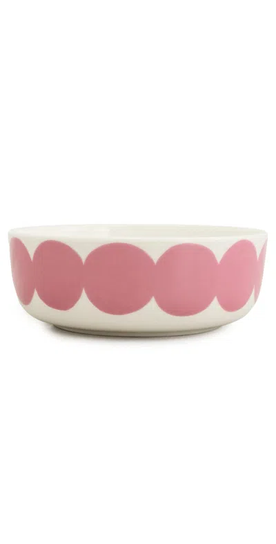 Marimekko Siirtolapuutarha Bowl Oiva/siirtolapuutarha In Pink