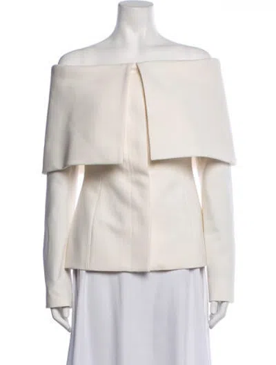 Pre-owned Marina Moscone Jacket In Neutrals