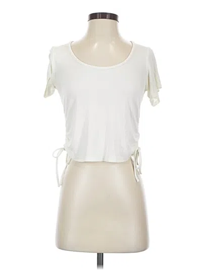 Pre-owned Marine Layer Short Sleeve T-shirt In Ivory