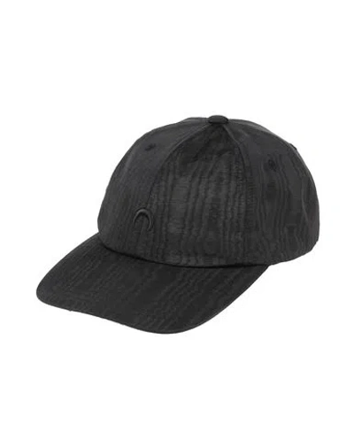Marine Serre Woman Hat Black Size Onesize Recycled Polyester, Polyester