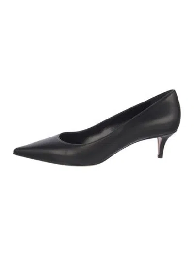 Pre-owned Marion Parke Leather Pumps In Black