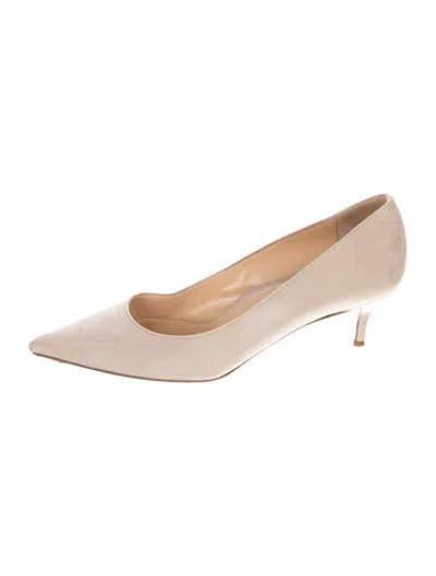 Pre-owned Marion Parke Suede Pumps In Grey