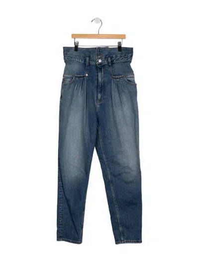 Pre-owned Marissa Webb High-rise Straight Leg Jeans In Blue