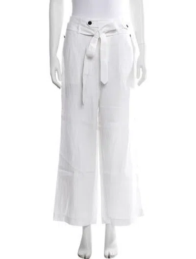 Pre-owned Marissa Webb Linen Wide Leg Pants In Neutrals