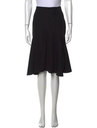 Pre-owned Marithé + François Girbaud Midi Length Skirt In Black
