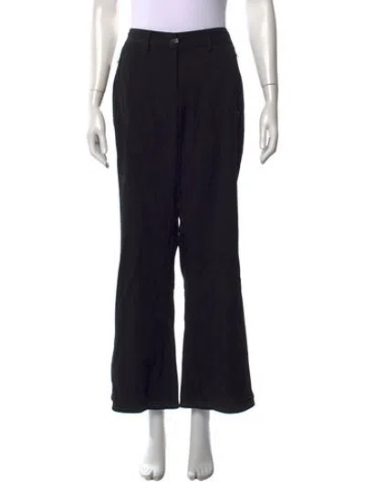 Pre-owned Marithé + François Girbaud Vintage Flared Pants In Black