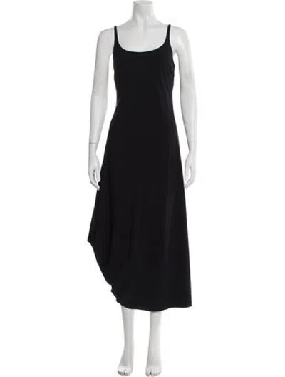 Pre-owned Marithé + François Girbaud Vintage Midi Length Dress In Blue