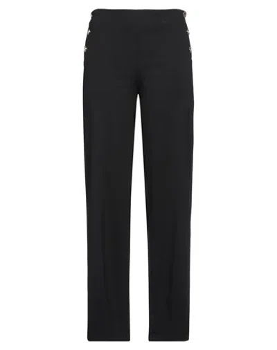 Mariuccia Woman Pants Black Size Xs Rayon, Nylon, Elastane