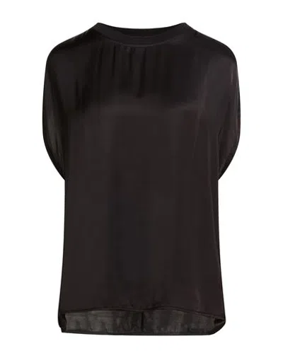 Mariuccia Woman Top Black Size L Viscose
