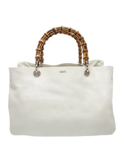 Pre-owned Mark And Graham Leather Tote In Neutrals