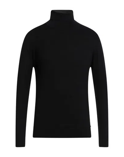 Markup Man Turtleneck Black Size Xxl Viscose, Nylon, Acrylic, Cashmere