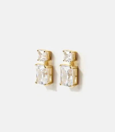 Marlyn Schiff Women's Princess Cut Drop Earrings In Gold
