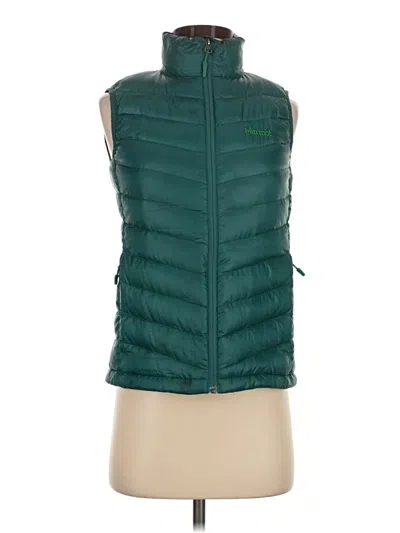 Pre-owned Marmot Vest In Green
