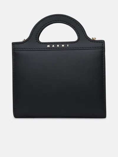Marni Black Leather Wallet