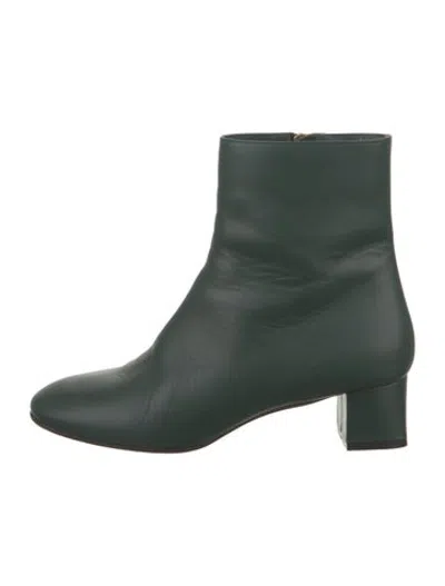 Pre-owned Marni Leather Boots In Green