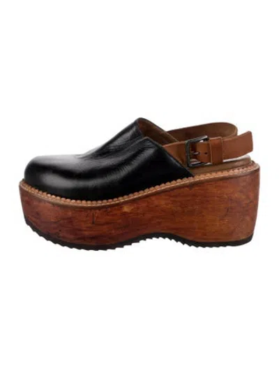 Pre-owned Marni Leather Flats In Brown