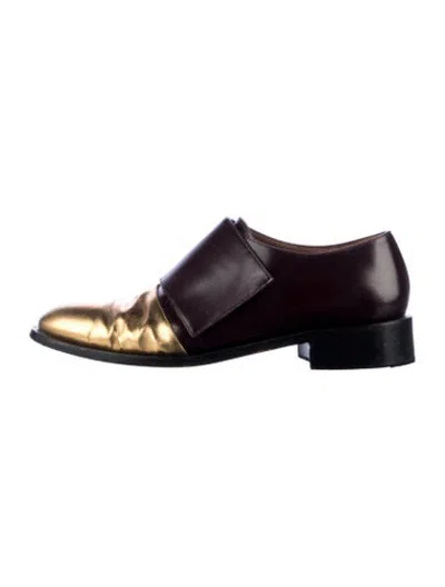 Pre-owned Marni Leather Loafers In Brown