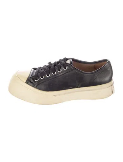 Pre-owned Marni Leather Sneakers In Multicolor