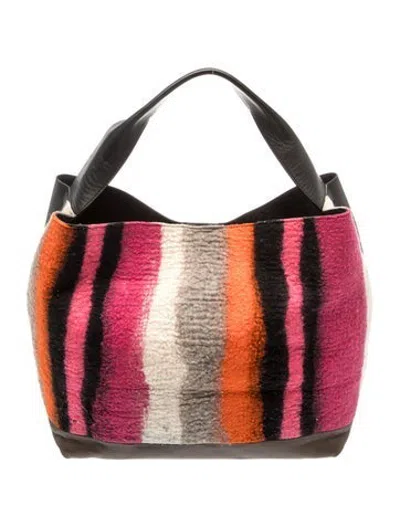 Pre-owned Marni Leather Tote In Black
