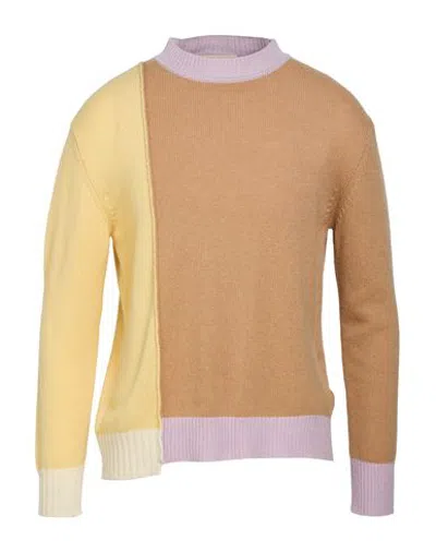 Marni Man Sweater Camel Size 34 Cashmere In Multi