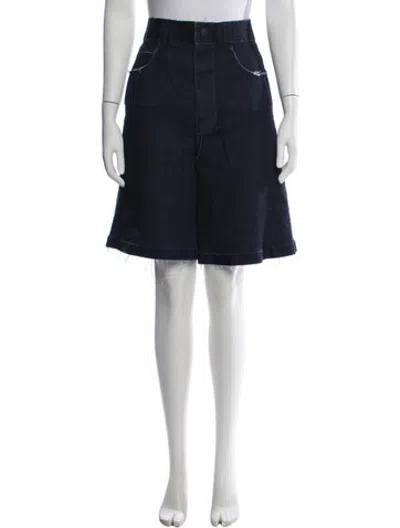 Pre-owned Marni Mini Shorts In Blue