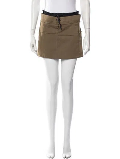 Pre-owned Marni Mini Skirt In Brown
