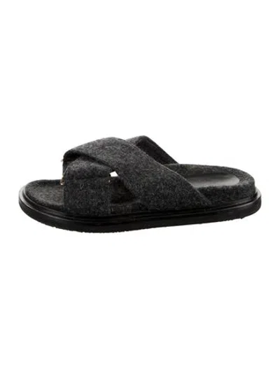 Pre-owned Marni Slides In White