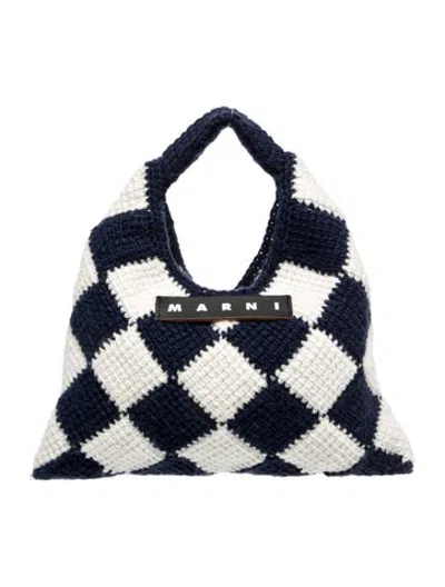 Pre-owned Marni Tote In Blue