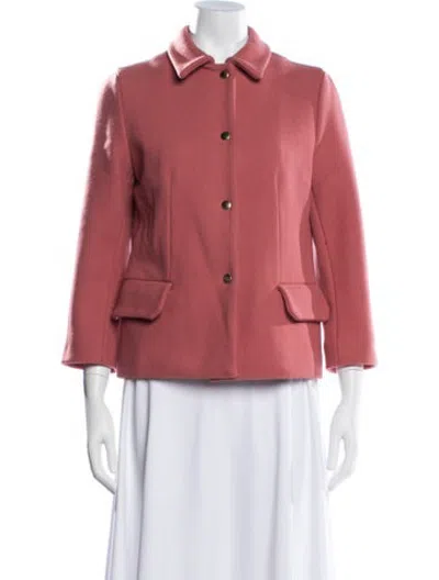 Pre-owned Marni Virgin Wool Blazer In Pink