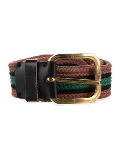 Pre-owned Marni Waist Belt In Green