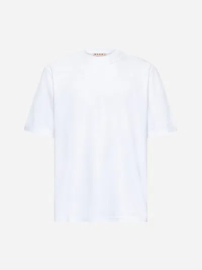 Marni White Jersey Oversized T-shirt