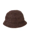 Marni Woman Hat Dark Brown Size M Alpaca Wool, Wool, Polyamide