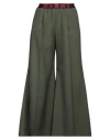 Marni Woman Pants Military Green Size 6 Virgin Wool