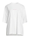 Marni Woman T-shirt White Size 4 Cotton
