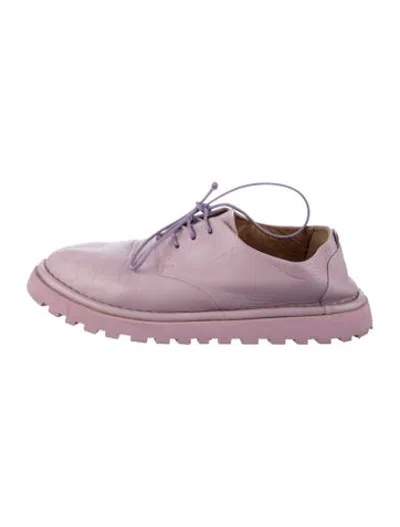 Pre-owned Marsèll Leather Sneakers In Purple